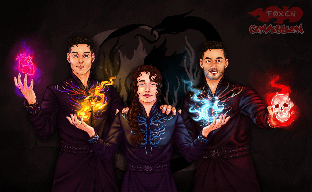 Shadow and Bone Original Characters Commission (March 2026)